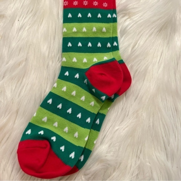 Sock it to Me Knee High Tacky Holiday Sweater Socks - Picture 7 of 9